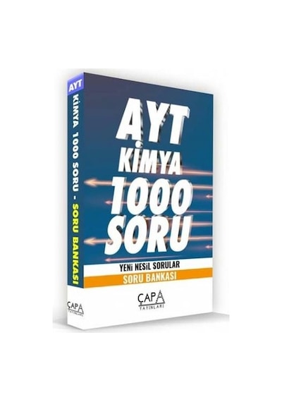 Çapa Yayınları Ayt Kimya Soru  Bankası