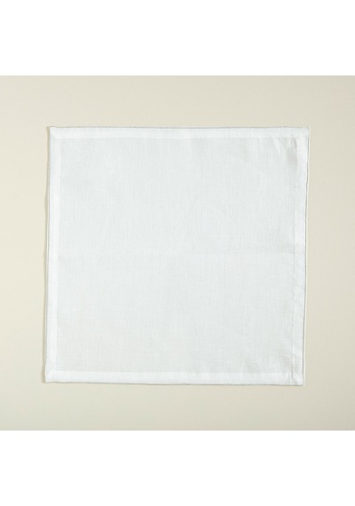 Natty Peçete 45x45 Cm Beyaz-silver