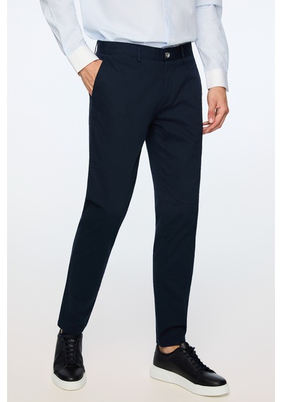 Morven Erkek Lacivert Pamuk Trend Düz Slim Fit Chino Pantolon 26ys003007200 Lacivert Morven Erkek Lacivert Pamuk Trend Düz Slim Fit Chino Pantolon 26ys003007200 Lacivert