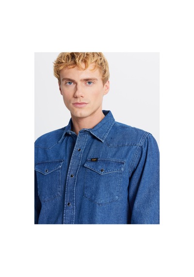 Lee Erkek Regular Fit Ml241513927 Mavi Denim Gömlek - 5003317518