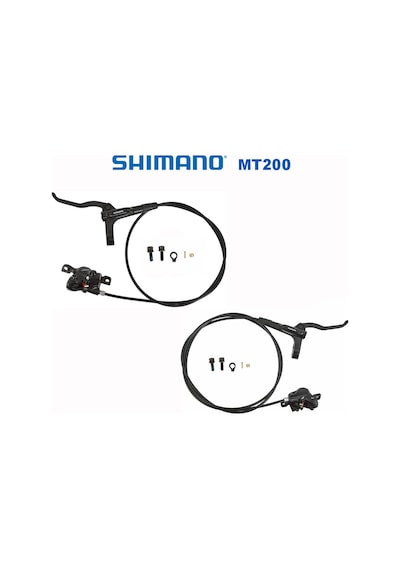 Shimano Bl-mt200+br-mt200 Ön1000mm+arka2000mm Hidrolik Disk Fren Seti Takımı Kutusuz