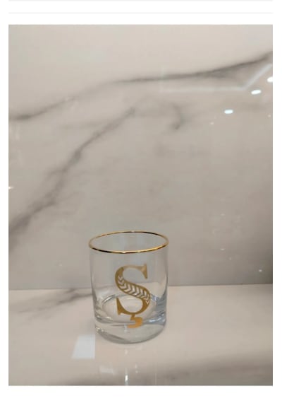 Md Monogram Cam Bardak Ş