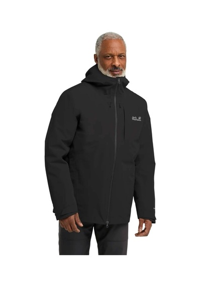 Jack Wolfskın Jack Wolfskin Icecape 3in1 Do Rds Erkek Siyah Outdoor Ceketi 6000