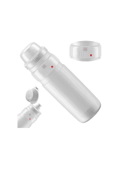 Elite Fly Tex Mtb Bisiklet Matara 750ml Şeffaf Beyaz - Şeffaf