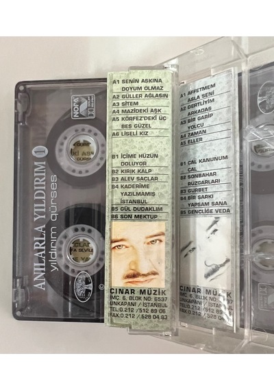 Yıldırım Gürses Anılarla Yıldırım 2 Kaset Orjinal Dönem Baskı