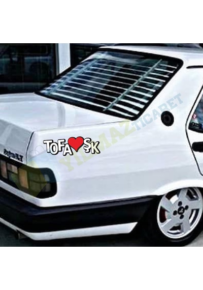 Tofaş Tofaşk Oto Sticker Araba Yapıştırma Etiket Kaliteli Folyo