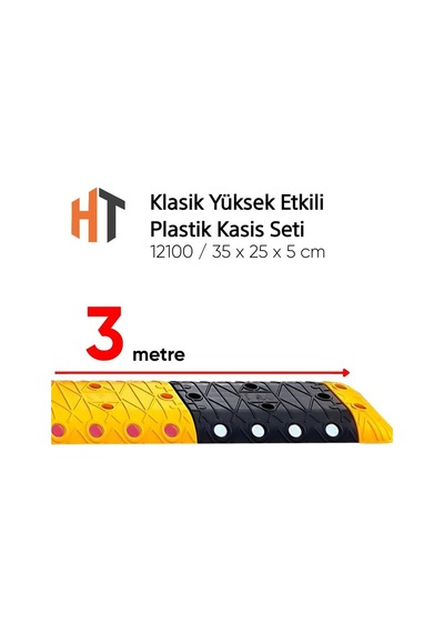 Klasik Hız Kesici Kasis Seti 3 Metre