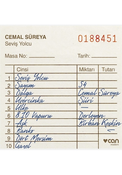 Seviş Yolcu - Cemal Süreya - Can Yayınları