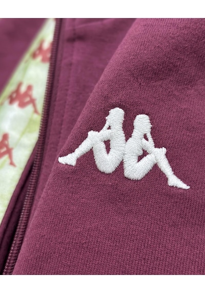 Kappa Authentic 222 Banda Pulliogt Erkek Bordo Regular Sweatshirt