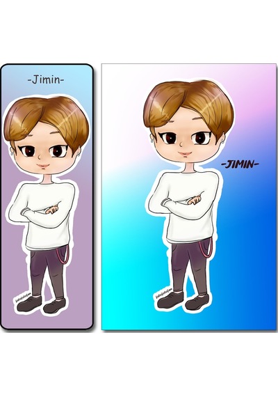 Bts Jimin Ayraç Kartpostal 2'Li Set