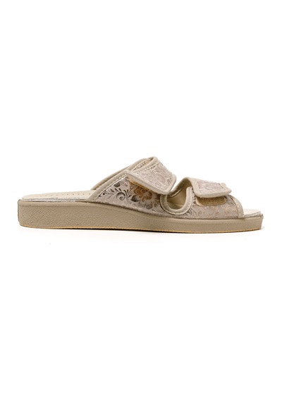 Sandalet Kadın 5688 Green Life Stretch Women's Footwear Beige Bej