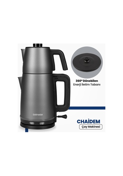 Goldmaster Chaidem XL 2 LT Çelik Çay Makinesi ve Isıtıcı