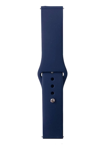Galaxy   Uyumlu  Watch 46mm Band Serisi 22mm Klasik Kordon Silikon Strap Kayış-midnight Blue