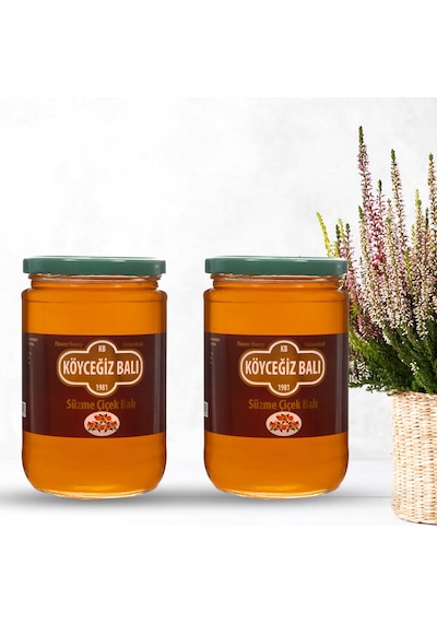Köyceğiz Balı Çiçek Balı Cam Kavanoz 2 x 850 G