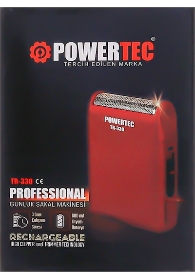 Powertec TR-330 Günlük Sakal Tıraş Makinesi