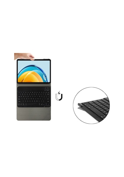 Lenovo Tab M11 Tb330fu 11'' Bt Klavyeli Standlı Kılıf-bkk4
