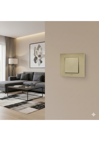 Grano Titanyum Anahtar - 5'li Paket - Çerçeve Dahil Beyaz