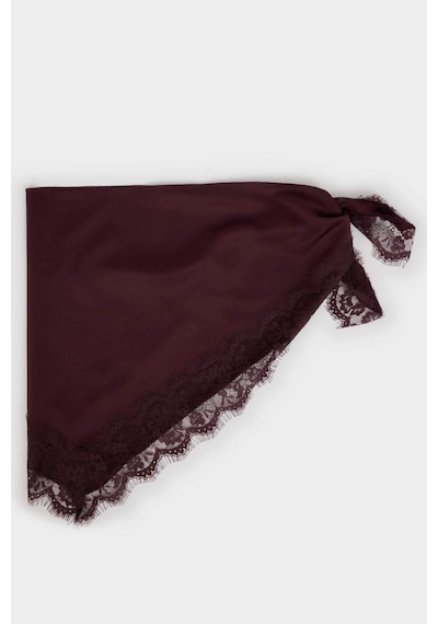 Defacto Kadın Dantelli Şal H3687AX26SM Bordo