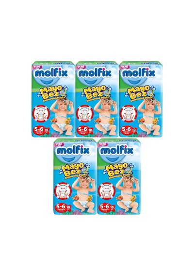 Molfix Swimming Pants  Mayo Bez 5 - 6 Numara 50 Adet 5'li