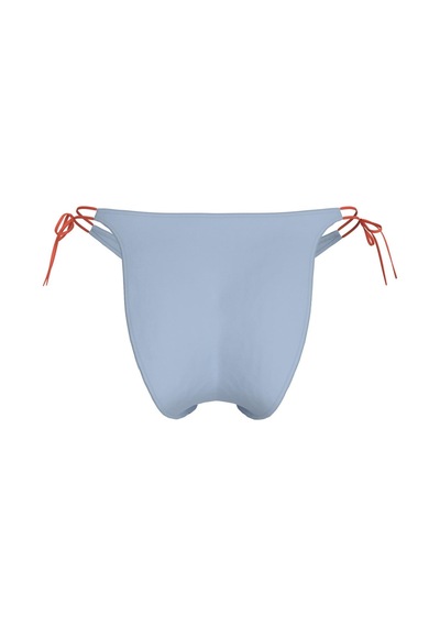Calvin Klein Kadın Yandan Bağlamalı Logo Detaylı Mavi Bikini Altı-13580 Mavi