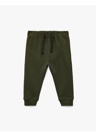 Koton Pamuklu Beli Bağcıklı Basic Şardonlu Jogger Eşofman Altı Yeşil 6wmb40104tk Yeşil Koton Pamuklu Beli Bağcıklı Basic Şardonlu Jogger Eşofman Altı Yeşil 6wmb40104tk Yeşil