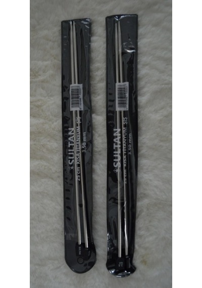 Kısa Titanyum Şiş 25cm 3,5 No 2 Adet