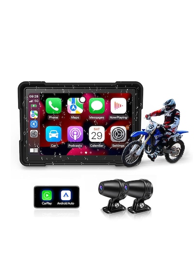 Motor Carplay 5 Inch Ips Screen + 2 Kamera F133