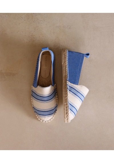 Yargıcı Jüt Tabanlı Düz Espadril 25ykay4034x 021 Mavi