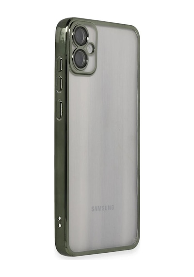 Samsung Galaxy A05 Uyumlu Kılıf Lensli Silikon - Yeşil