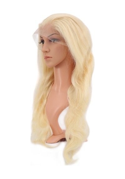 Gerçek Front Lace Dalgalı Platin Tül Peruk / 65/70cm - Kyut-758725 Renkli