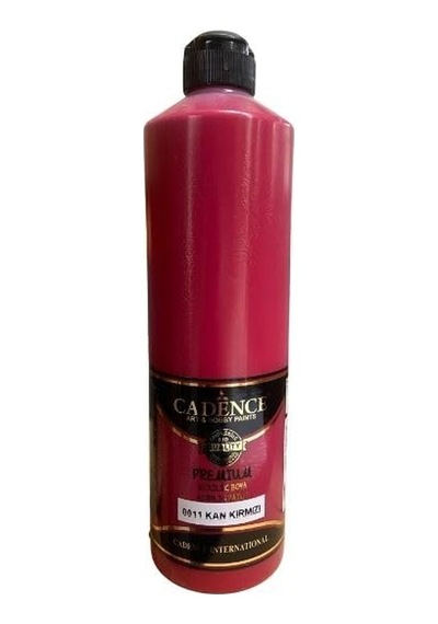 Cadence Akrilik Boya 500ml 0011 Kan Kırmızı Ahşap Boyası 0,15 L