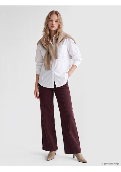 Lcw Jeans Mürdüm Wideleg Kadın Jean Pantolon