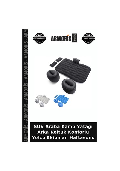 Suv Araba Kamp Yatağı Arka Koltuk Konforlu Yolcu Ekipman Haftasonu