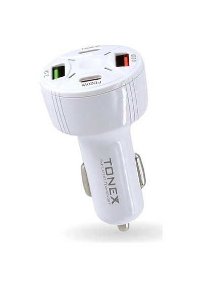 Tonex 53w 2 Pd 2 Usb Girişli Hızlı Şarj Araç Başlığı