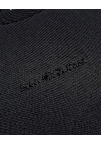 Skechers M Essential Crew Neck Sweatshirt Erkek Siyah S242113-001