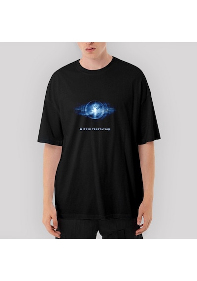 Within Temptation Oversize Siyah Tişört Siyah