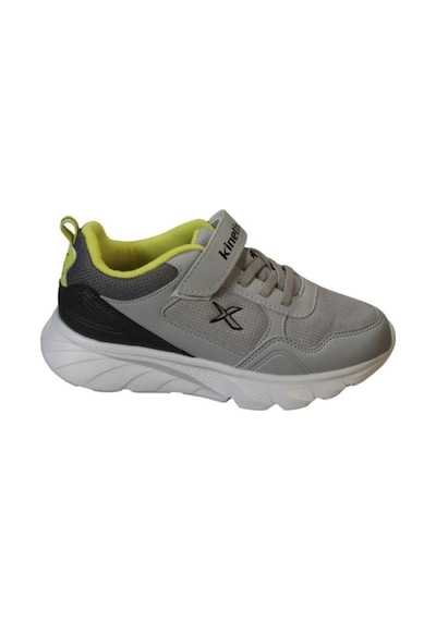 Kinetix Erkek Çocuk Siyah Gri Çırtlı Comfort Rahat Taban Sneaker Spor Ayakkabı 001