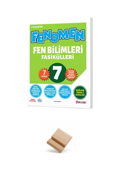 Fenomen 7. Sınıf Maarif Fen Bilimleri Fasikülleri Soru Bankası + Telefon Standı