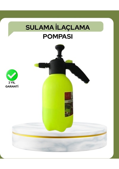 Mey İthalat 2 Litre Püskürtücü Bakır Nozullu Ayarlı Sprey Temizlik Ve Bahçe