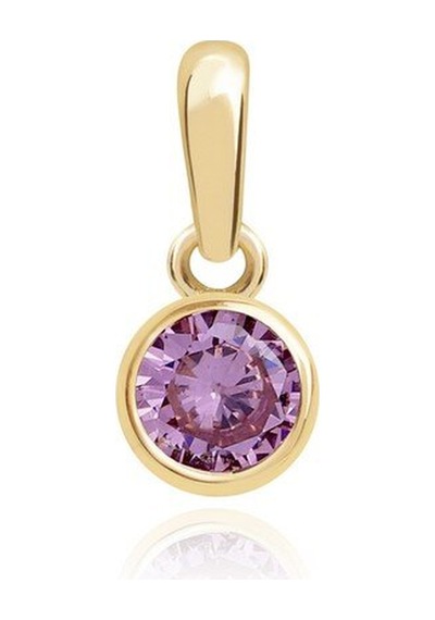 Diamond Line - Gülaylar - Sarı Altın 14 Ayar Trend Renkli Taşlı K Standart N11.23835