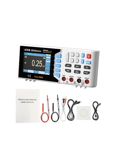 Victor 8045 Masaüstü Dijital Multimetre 30000 Count Pc Bağlantılı