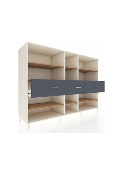Kronos Dolap 9 Raflı 3 Çekmeceli 220x59x163 Aytaşı-çam/antrasit Aytaşı-çam/antrasit Kronos Dolap 9 Raflı 3 Çekmeceli 220x59x163 Aytaşı-çam/antrasit Aytaşı-çam/antrasit