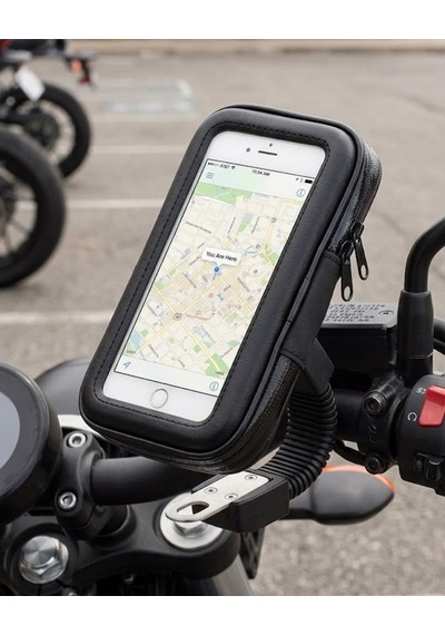 Su Geçirmez Motosiklet Scooter Telefon Standı Dokunmatik Ekranlı Bisiklet Tutucu - Lisinya