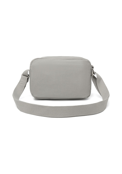 Smart Bags Günlük Küçük Boy Su Geçirmez Hafif Krınkıl Kumaş Kadın Omuz Çantası Buz Gri