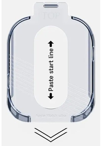 Apple Uyumlu  Watch 8 9 Ultra 1/2 49mm Kolay Uygulama Aparatlı Cam Ekran Koruyucu