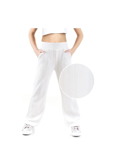 Denokids Kız Çocuk Boru Paça Ekru Basic Eşofman Altı Renkli Ekru Denokids Kız Çocuk Boru Paça Ekru Basic Eşofman Altı Renkli Ekru