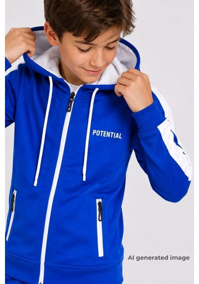 Pina Kids Erkek Çocuk Scuba Potential Kalın Şeritli Kapüşonlu Dalgıç Kumaş Eşofman Takımı Esf7026 Saks Pina Kids Erkek Çocuk Scuba Potential Kalın Şeritli Kapüşonlu Dalgıç Kumaş Eşofman Takımı Esf7026 Saks