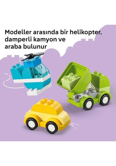 LEGO® DUPLO® İlk Yaratıcı Araçlar 10474 - 1.5 Yaş ve Üzeri Çocuklar için Figür İçeren Eğitici Oyuncak Yapım Seti (42 Parça)