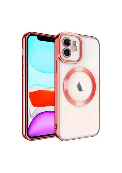Apple Uyumlu iPhone 11 Kılıf Kross Magneticsafe Kapak Kırmızı,