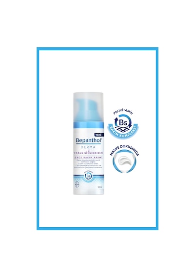Bepanthol Derma Nemlendirici & Besleyici SPF 25 Günlük Yüz Kremi 50 ML + Derma Yoğun Nemlendirici Gece Bakım Kremi 50 ML